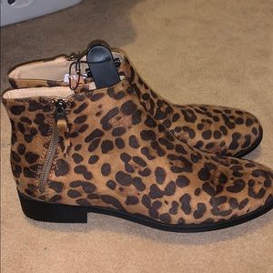Cheetah booties